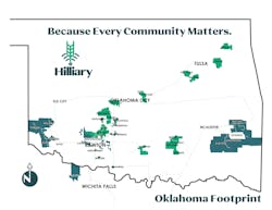 Hilliary Communications Oklahoma coverage map. Hilliary Communications Oklahoma coverage map.