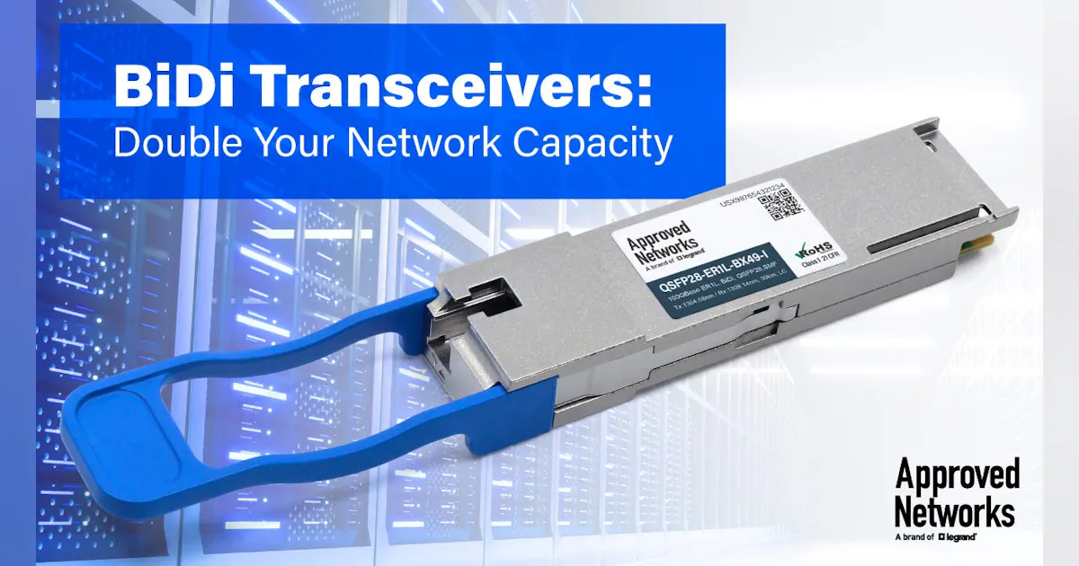 Double Your Network Capacity with BiDi Transceivers | Lightwave Online