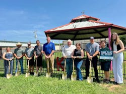 Dobson Fiber Services break ground with new fiber deployment in Kingston, Oklahoma. Dobson Fiber Services break ground with new fiber deployment in Kingston, Oklahoma.