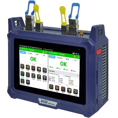 VeEX&rsquo;s MTX642 handheld tester focuses on the growing 400G networking opportunity.