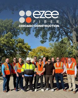 Ezee Fiber says the first phase of its fiber build in Chicago has gone smoothly. Ezee Fiber says the first phase of its fiber build in Chicago has gone smoothly.