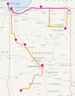 Quantum Corridor's commercial quantum-capable fiber network in North America, with its first transmissions from Chicago to Hammond, Indiana. Quantum Corridor's commercial quantum-capable fiber network in North America, with its first transmissions from Chicago to Hammond, Indiana.