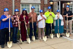 Hartford leaders and Surf Internet representatives mark the Oct. 15 groundbreaking for the city’s new fiber-optic network. Hartford leaders and Surf Internet representatives mark the Oct. 15 groundbreaking for the city’s new fiber-optic network.
