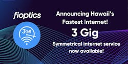 Hawaiian Telcom operates a fiber-to-the-premises (FTTP) network, offering up to 3 Gbps symmetrical speeds. Hawaiian Telcom operates a fiber-to-the-premises (FTTP) network, offering up to 3 Gbps symmetrical speeds.