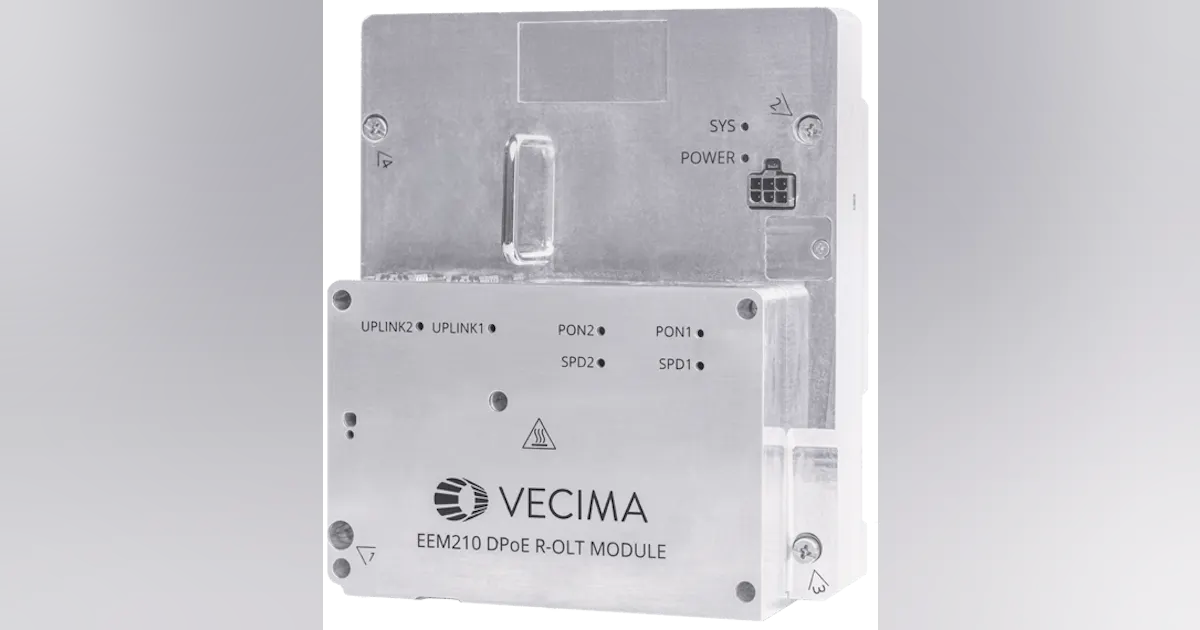 Vecima VECIMA NETWORKS: Entra EEM210 10G EPON Module | Lightwave Online