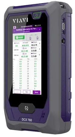 DCX 700 tier 1 optical loss test set DCX 700 tier 1 optical loss test set