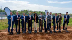 Leaders from Corning, Meta, and North Carolina state and local government break ground for Corning's new cable manufacturing facility in Hickory, NC.