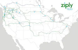 Ziply Fiber's growing nationwide fiber network. Ziply Fiber's growing nationwide fiber network.