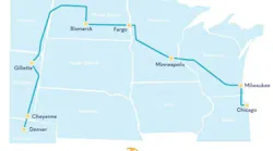 The Heartland Fiber Project will span seven states – Colorado, Wyoming, Montana, North Dakota, Minnesota, Wisconsin, and Illinois.