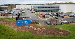 Corning's Hickory, NC fiber manufacturing plant.