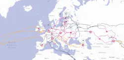 RETN's network spans multiple European and Asian countries.