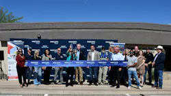 Wecom Fiber leaders, Town of Parker officials, and community partners cut the ribbon outside the Parker Municipal Center to celebrate the completion of Wecom Fiber’s fiber build in Parker.